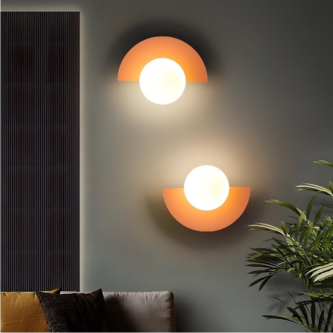 Modern Semi Circle LED Wall Light Soft Glow