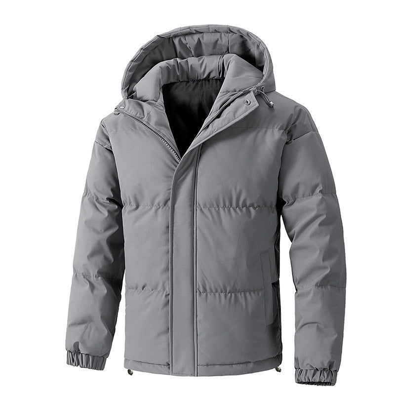 Insulated Water Resistant Mens Coat with Hood