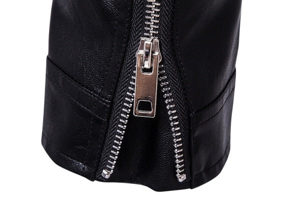 Men's Vintage Style Leather Motorcycle Jacket