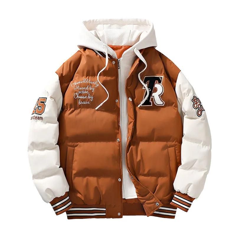 Warm Men's Parka Coat with Hood