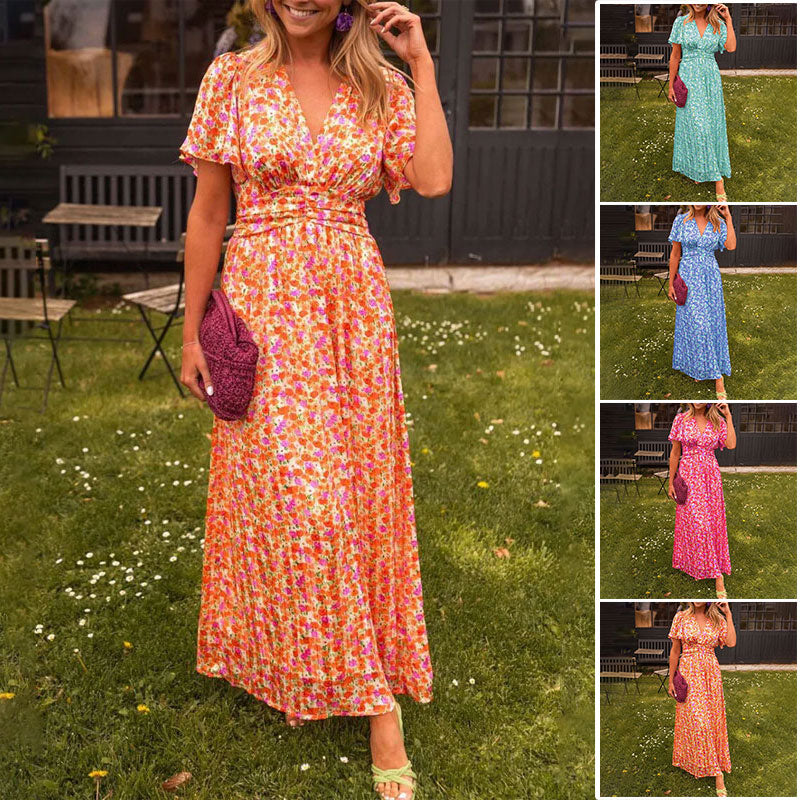 Camille | Elegant V-Neck Dress for Modern Women - Image 8