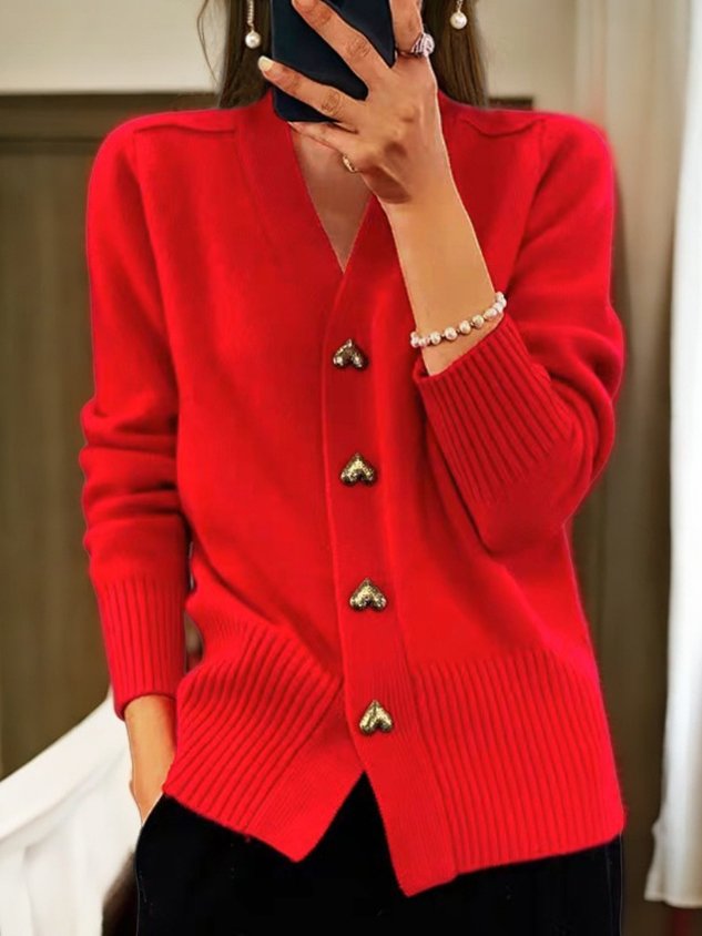 Cozy Women's Winter Cardigan Sweater