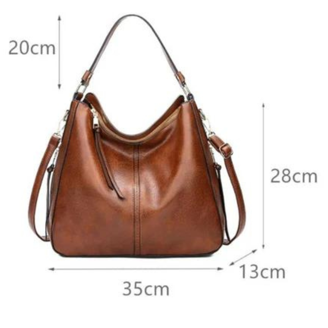 Large Capacity Genuine Leather Tote Bag