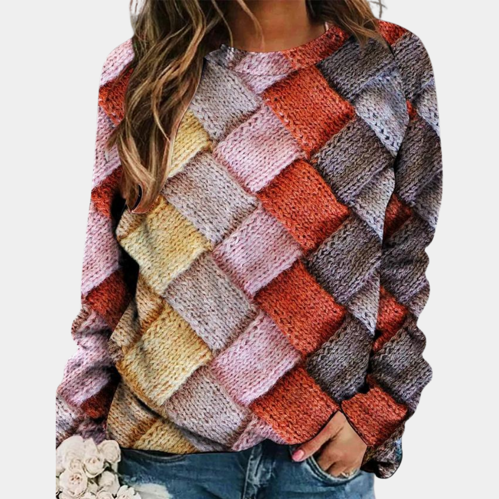 Fashionable Multicolour Ladies Sweater