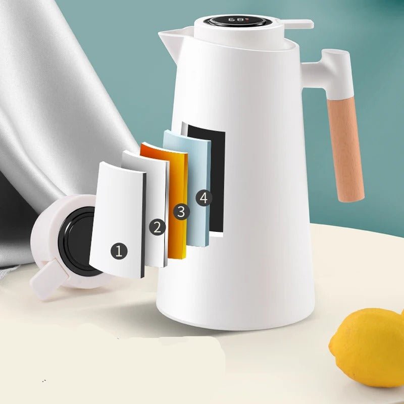 Thermal Coffee Carafe with Digital Temperature Control
