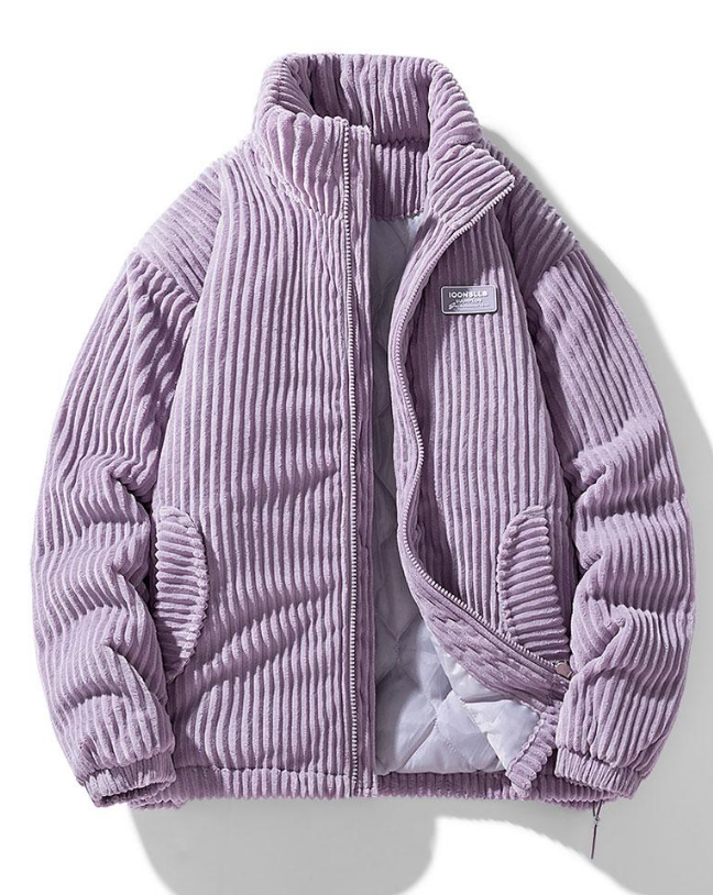 Stylish Textured Mens Cord Jacket