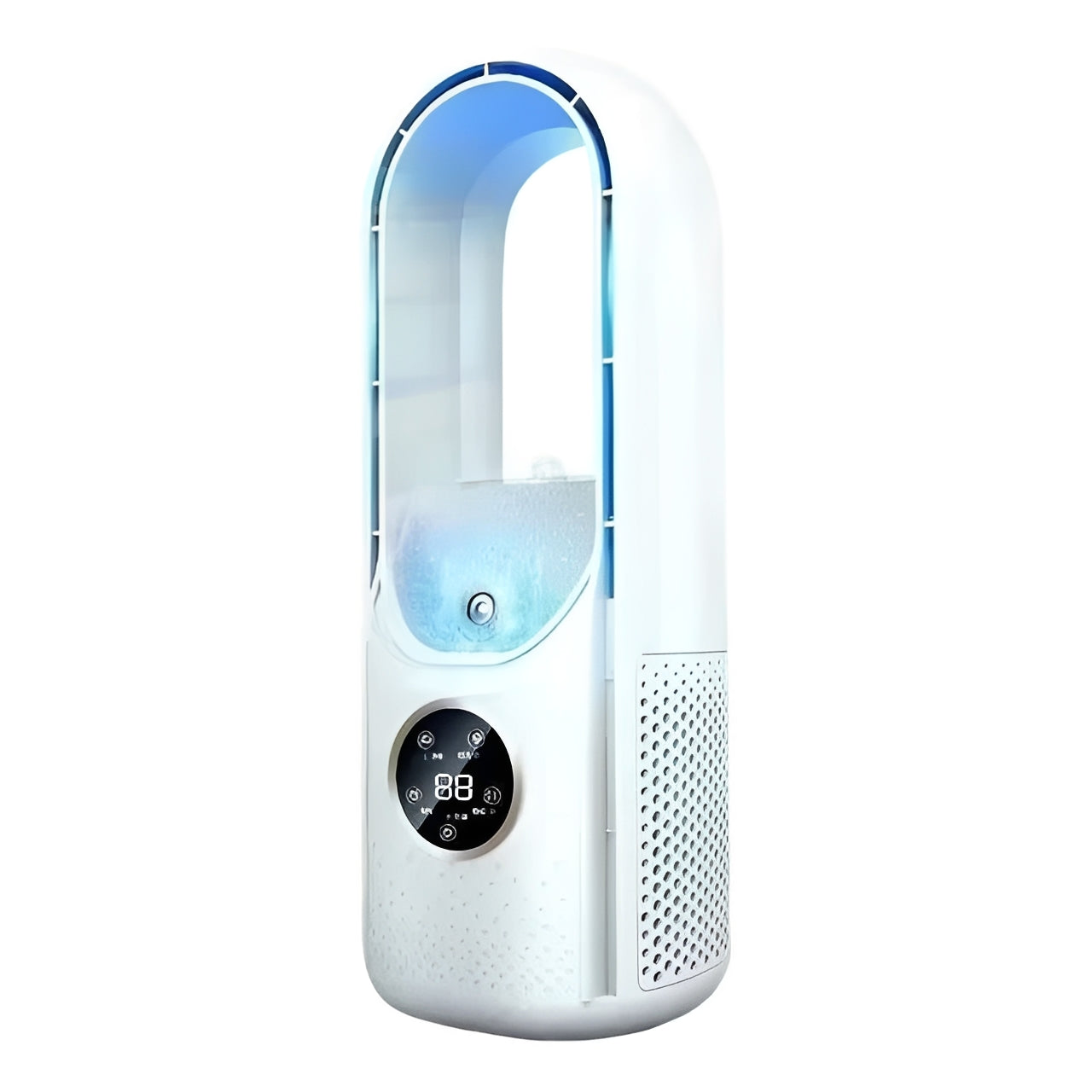 Unisex 6-Speed Bladeless Personal Air Cooler with Humidifier