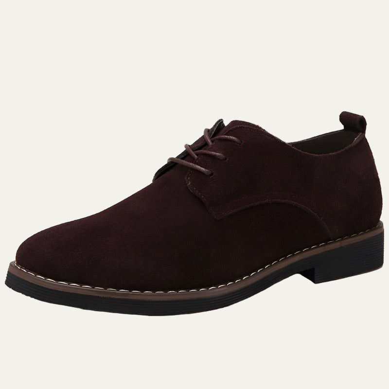Luxury Suede Lace Up Oxford Shoes