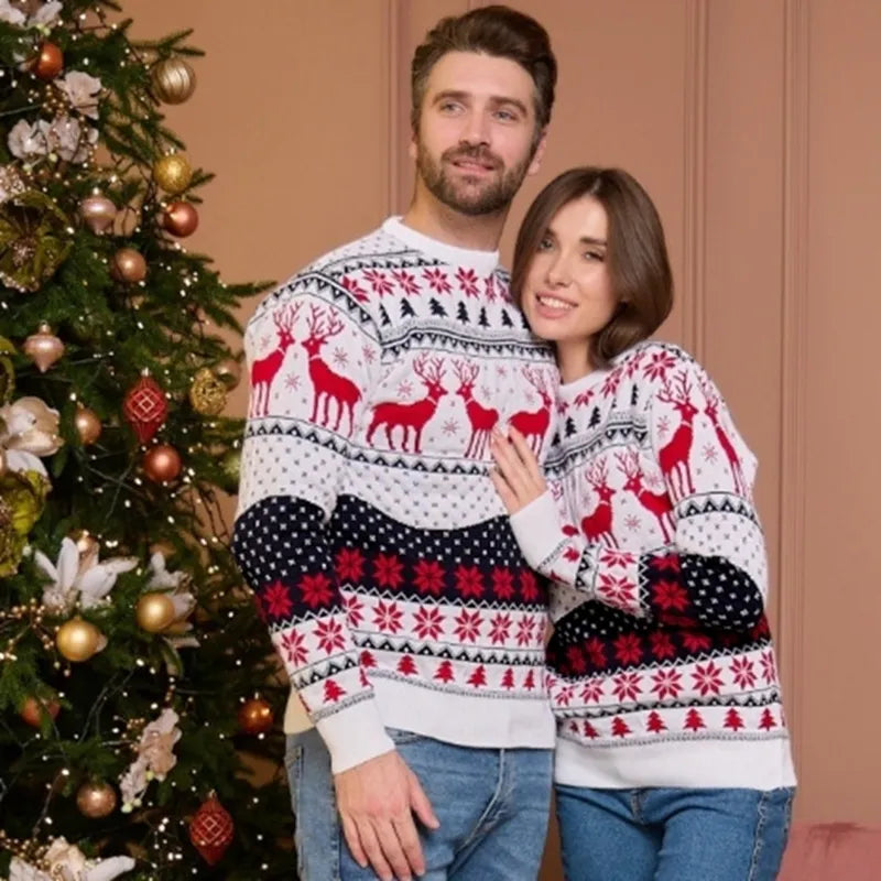 Fun Holiday Sweater Set for Couples