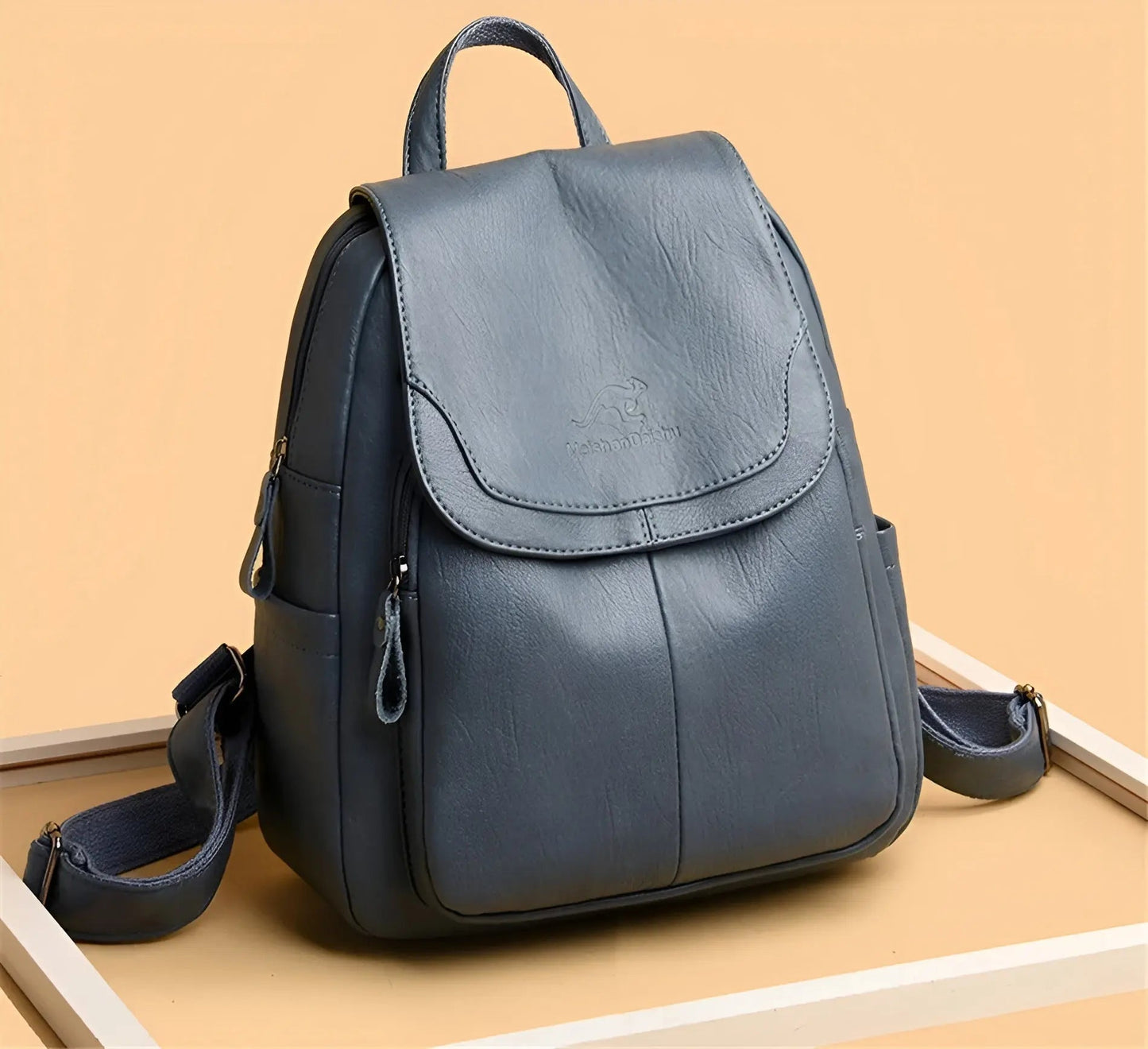 Classic Brown Ladies Backpack Bag