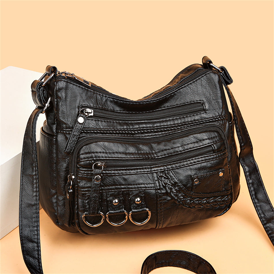 Classic Genuine Leather Ladies Bag