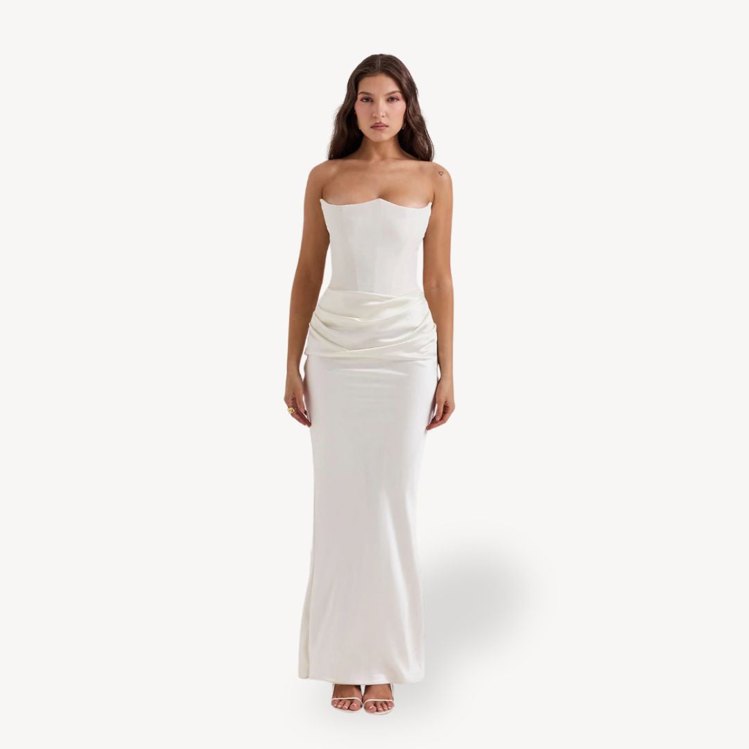Sleeveless Luxe Evening Gown Women's Dress