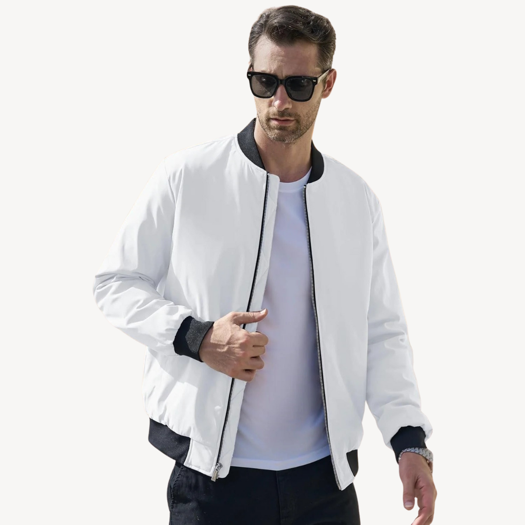 Warm Padded Men's Bomber Coat