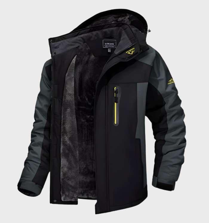 Insulated Water Resistant Mens Fleece Hoodie Jacket
