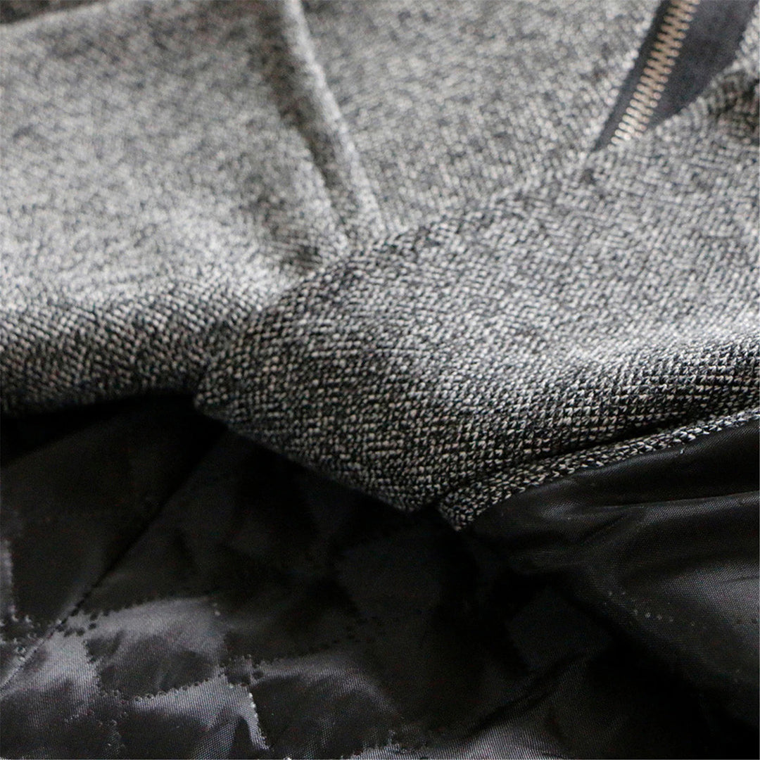 Warm Waterproof Ladies Long Asymmetrical Coat