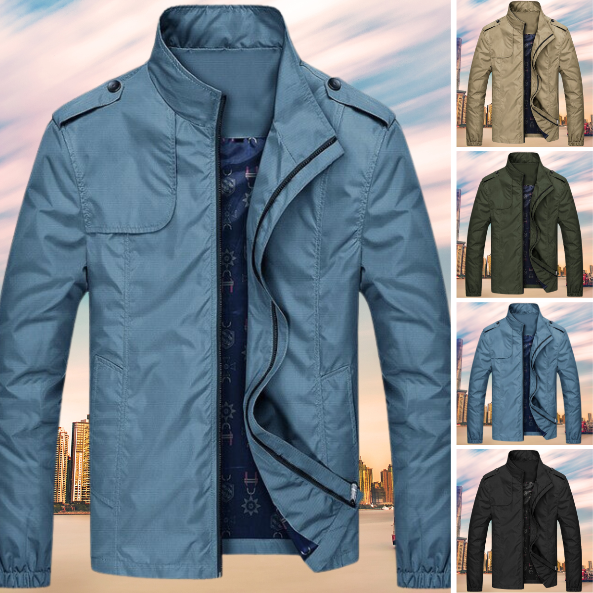 Waterproof Mens Coat with Hood