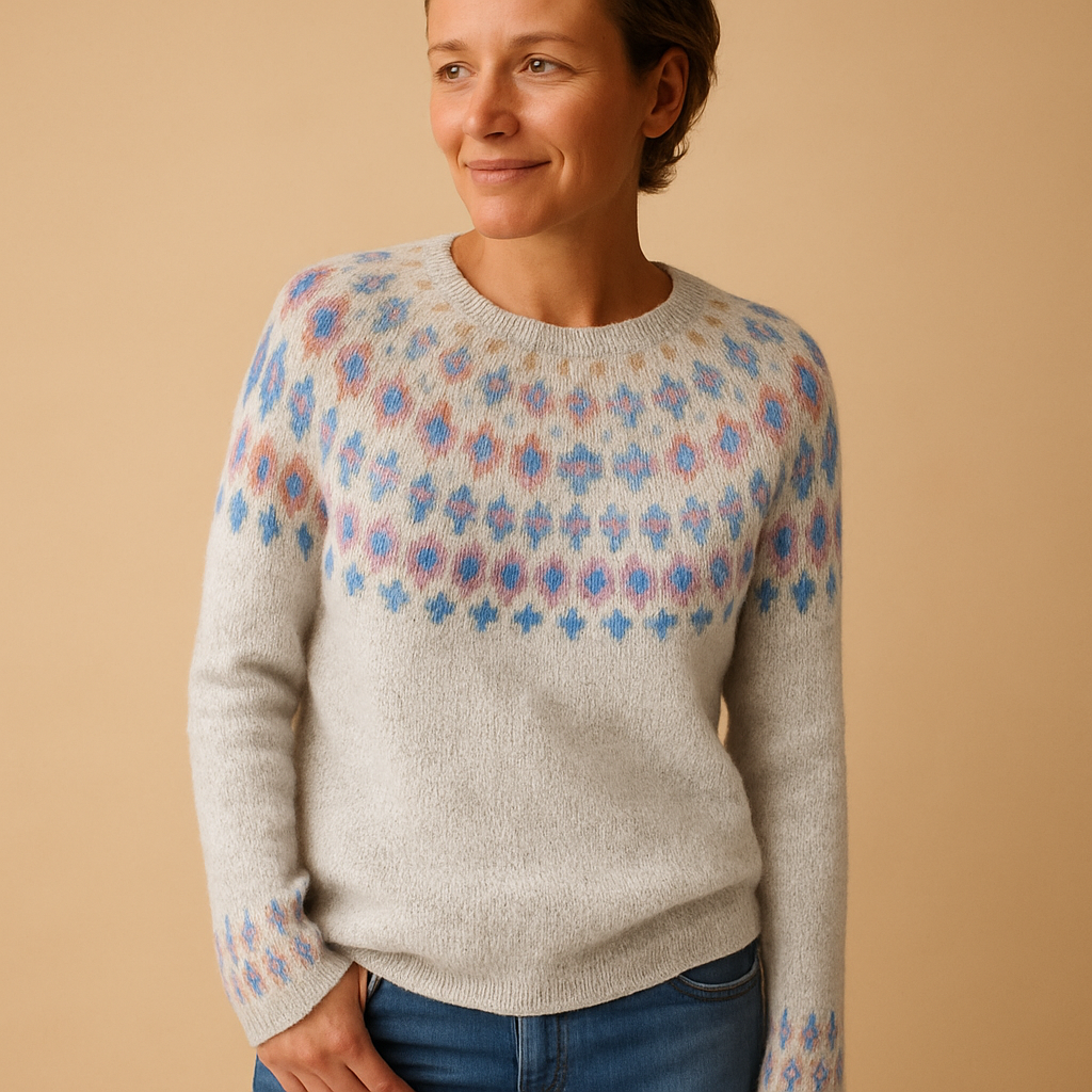 Cozy Crew Neck Winter Pullover Sweater