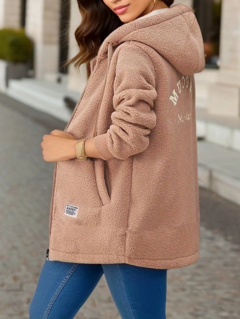 Warm Fleece Lined Women's Parka Coat