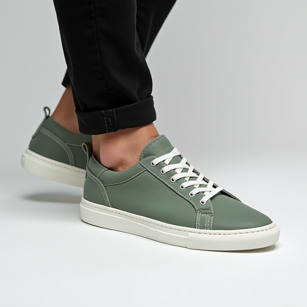 Classic Men's Low Top Lace Sneakers - OutfitLondon
