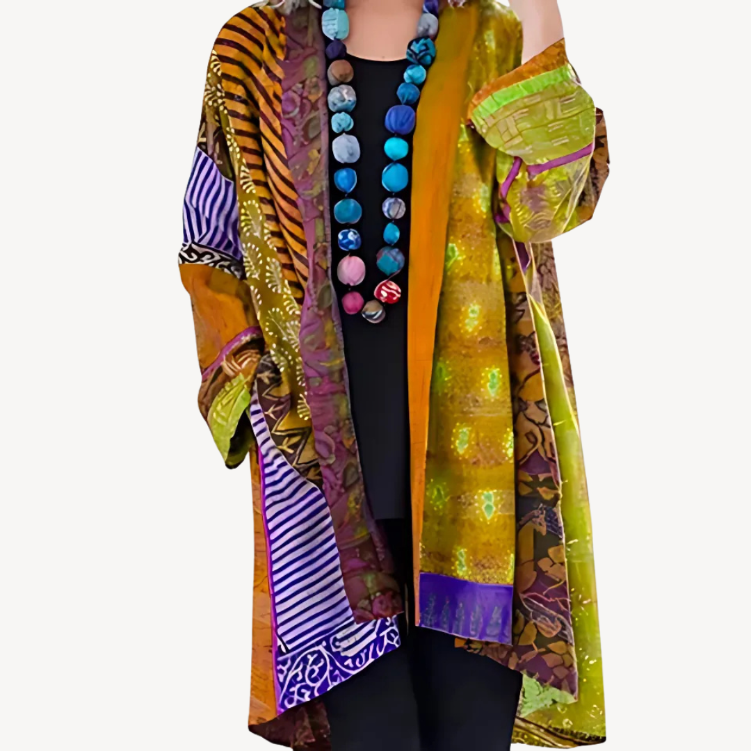 Colorful Women's Open Front Cardigan