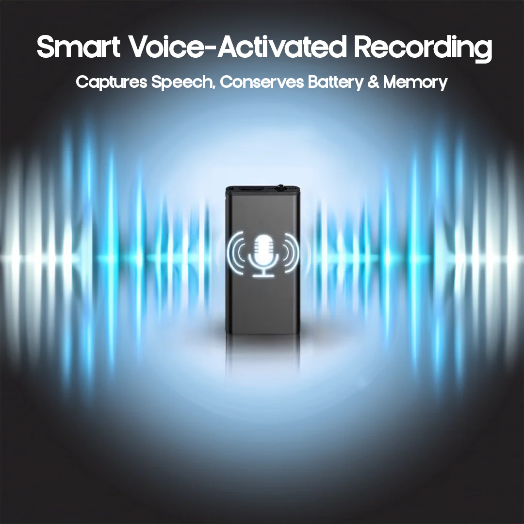 Small Portable Voice Activated Audio Recorder