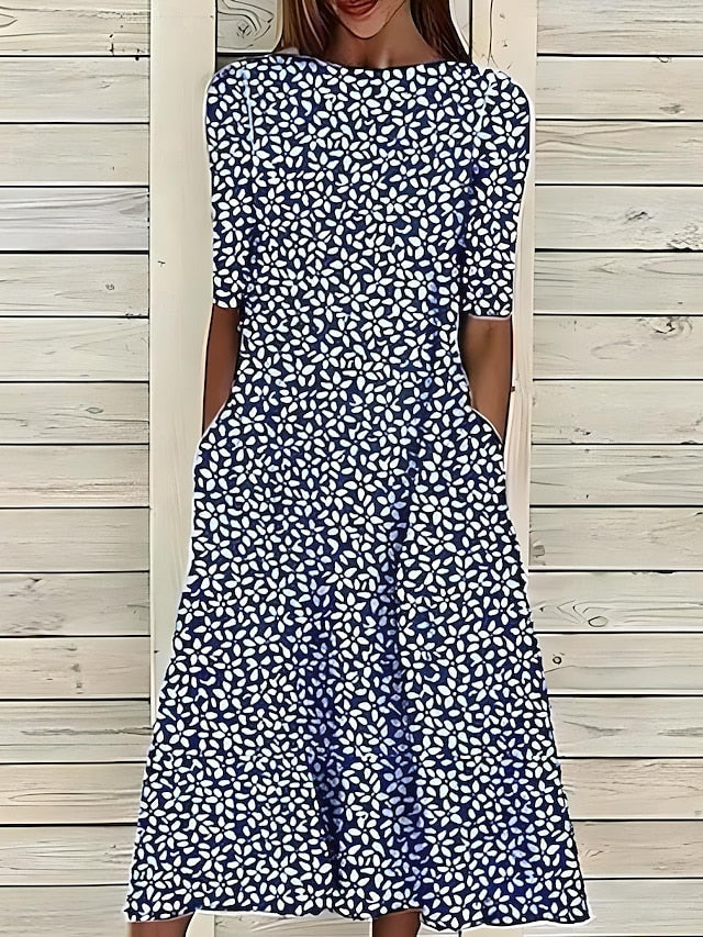 Women's A-Line Midi Dress