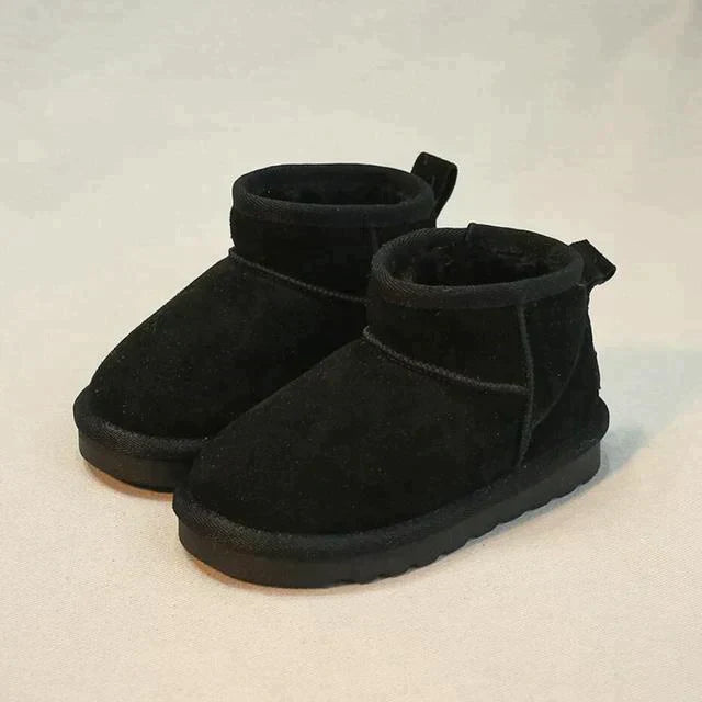 Warm Waterproof Suede Ankle Boots for Winter - OutfitLondon