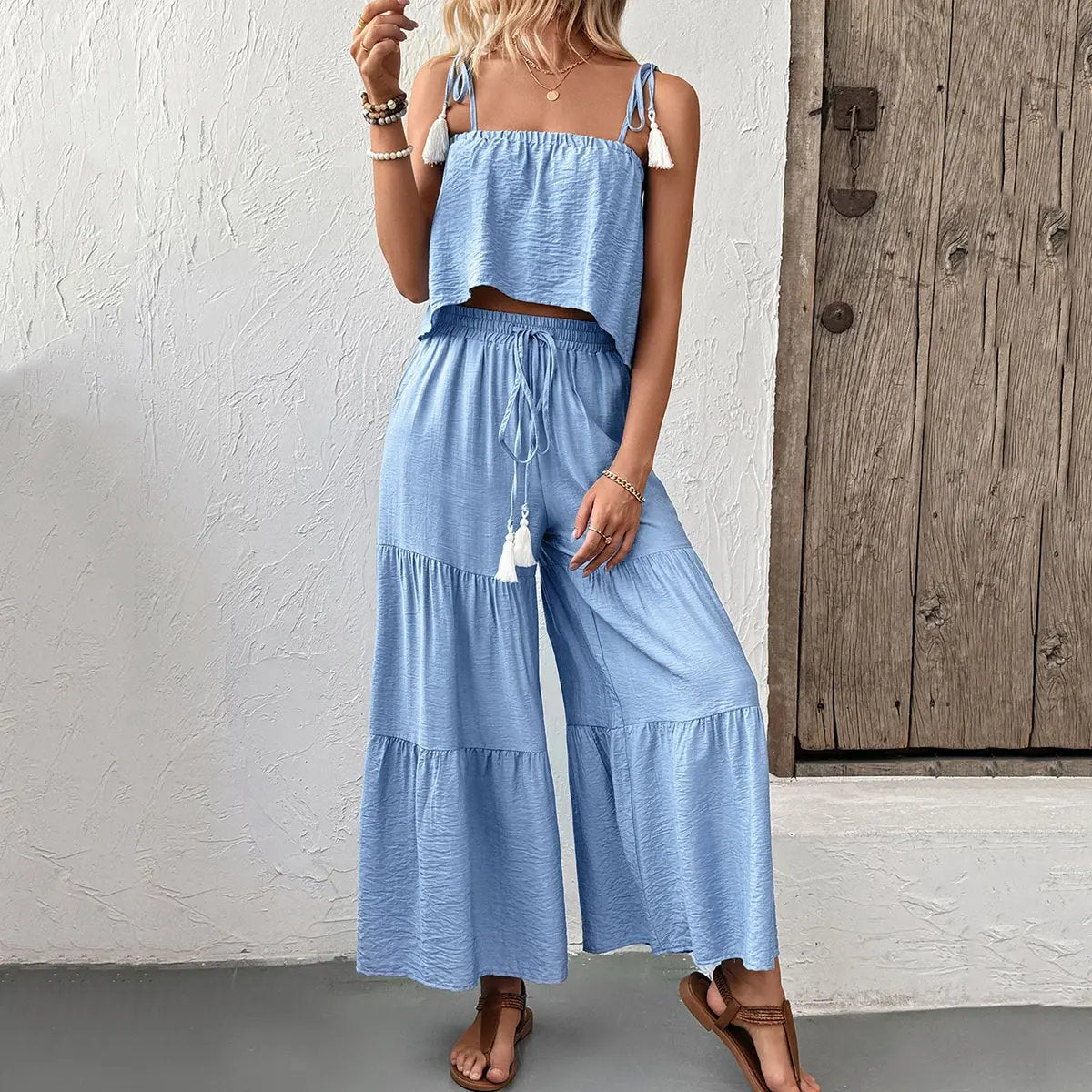 Stylish Simple 2 Piece Outfit Set