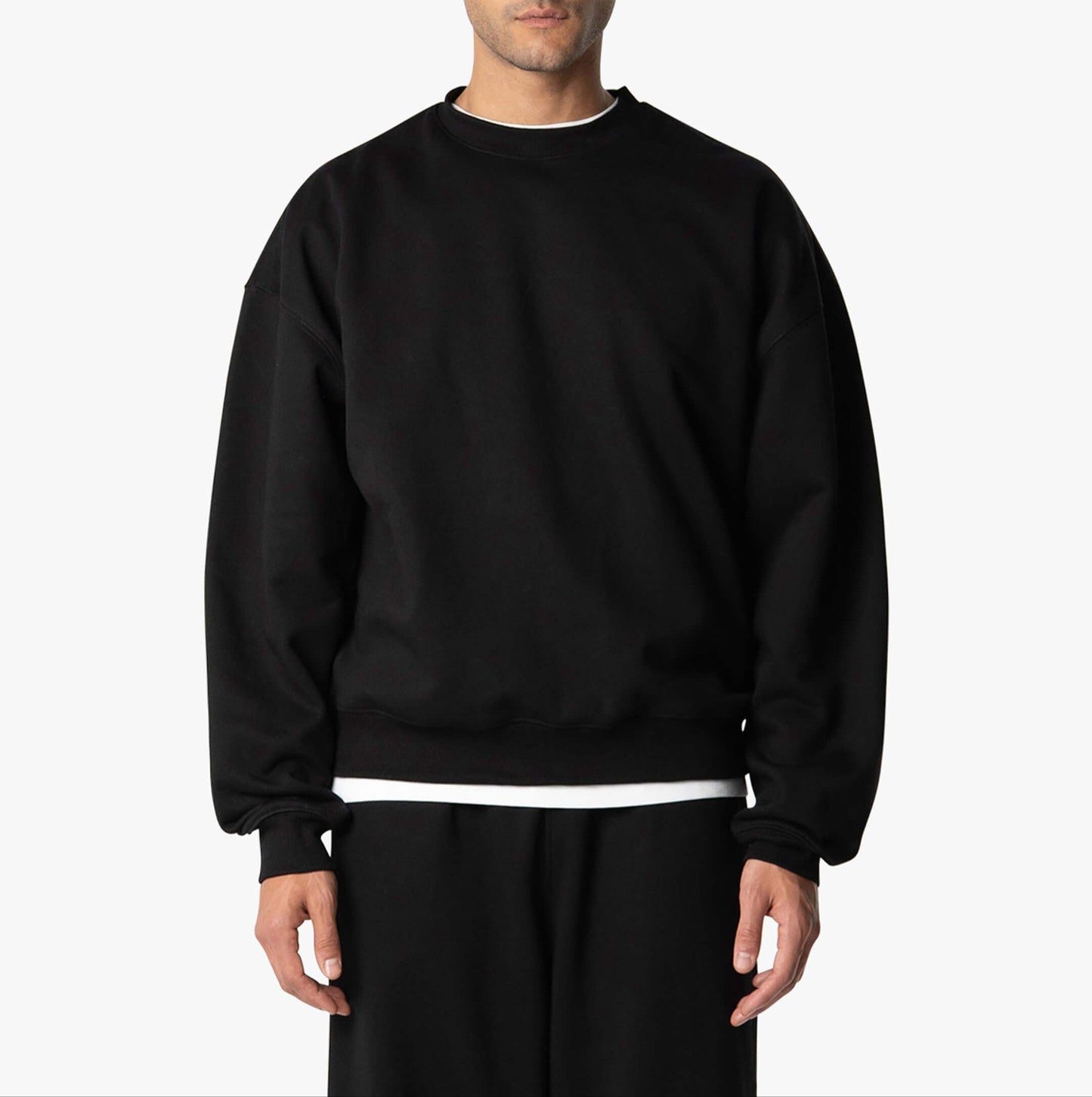 Cozy Oversized Mens Fleece Sweatshirt