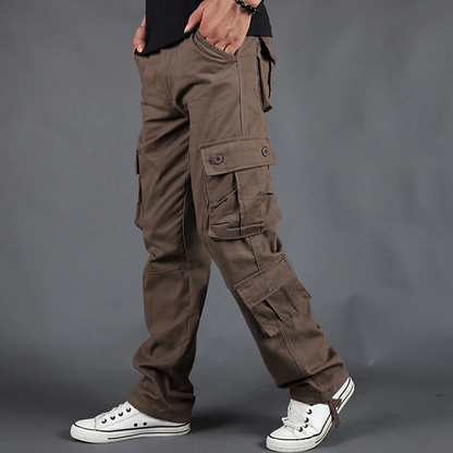 Men's Cargo Pants Hiking Pants Pocket Plain Comfort Breathable