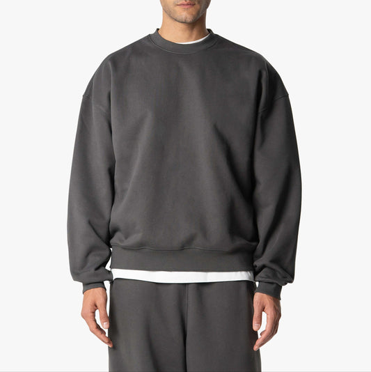 Cozy Oversized Mens Fleece Sweatshirt - OutfitLondon