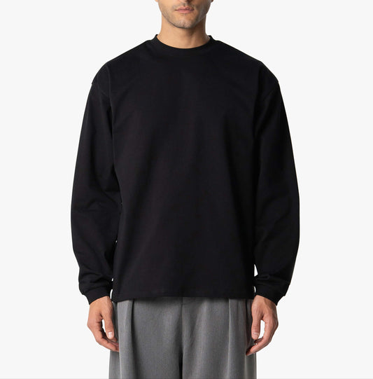 Casual Mens Long Sleeve T Shirt Pure Cotton Loose Fit - OutfitLondon