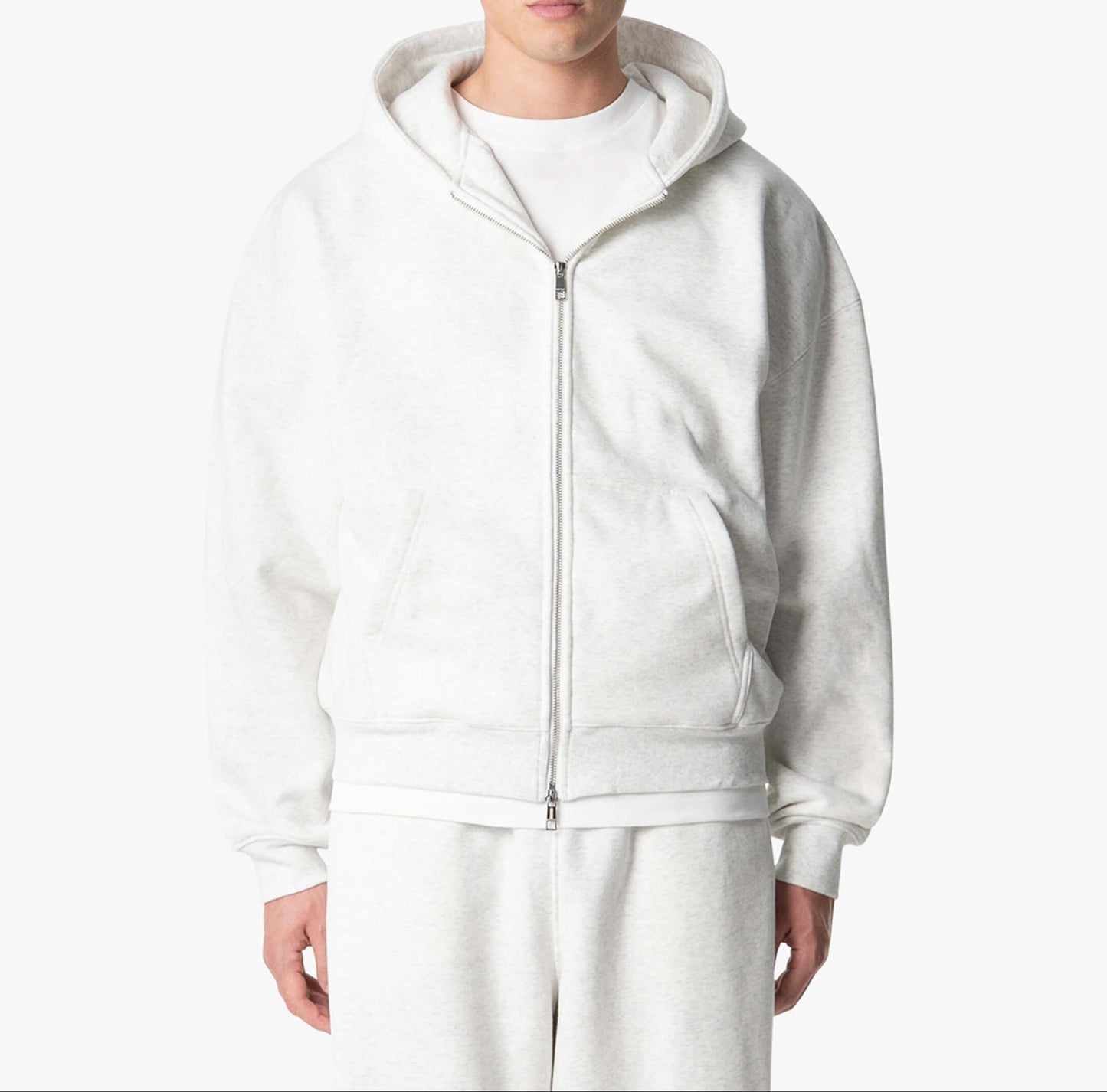 Relaxed Fit Mens Fleece Hoodie