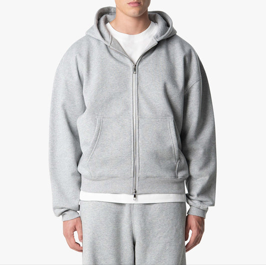 Relaxed Fit Mens Fleece Hoodie - OutfitLondon