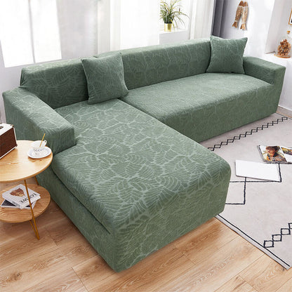 Velvet Plush Corner Sectional Corner Sofa Covers , Stretch Sofa Slipcover