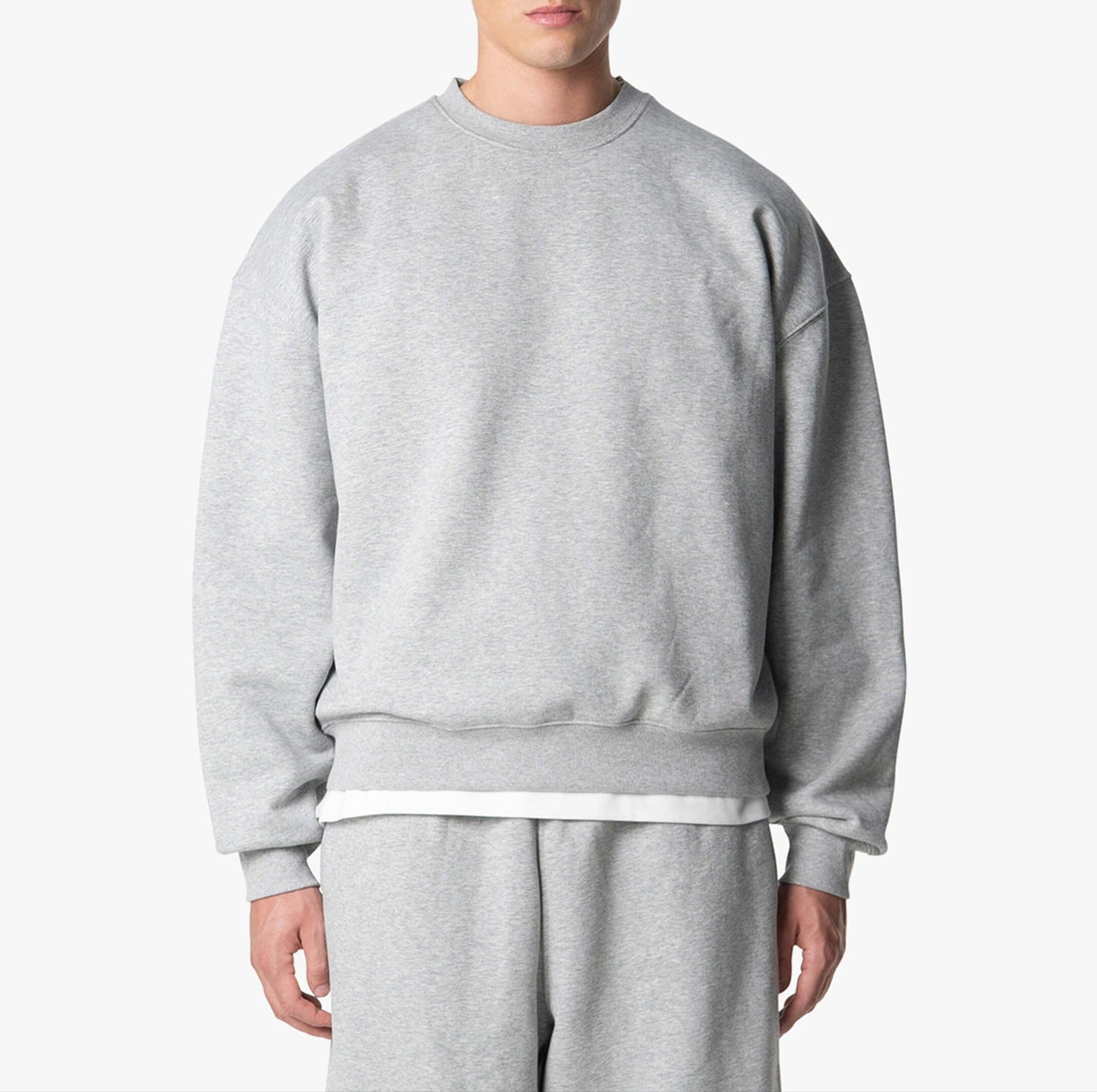 Cozy Oversized Mens Fleece Sweatshirt