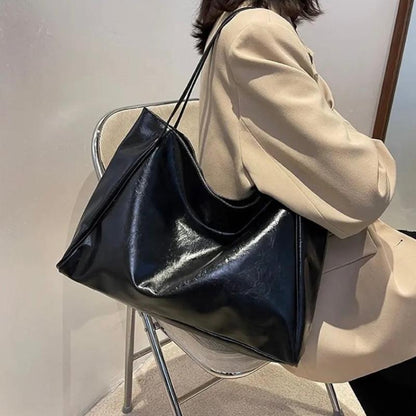 Big Spacious Shopping Tote Bag - OutfitLondon
