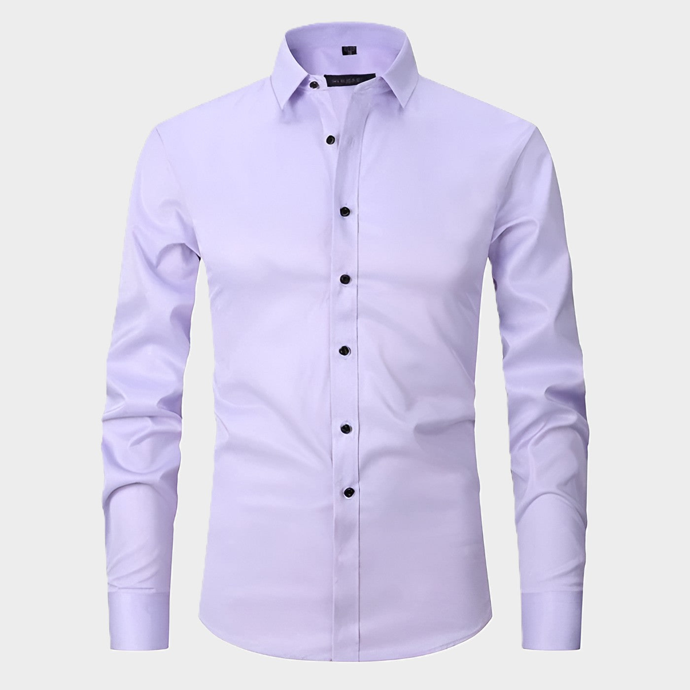 Breathable Men's Dress Shirt Easy Care Moisture Control