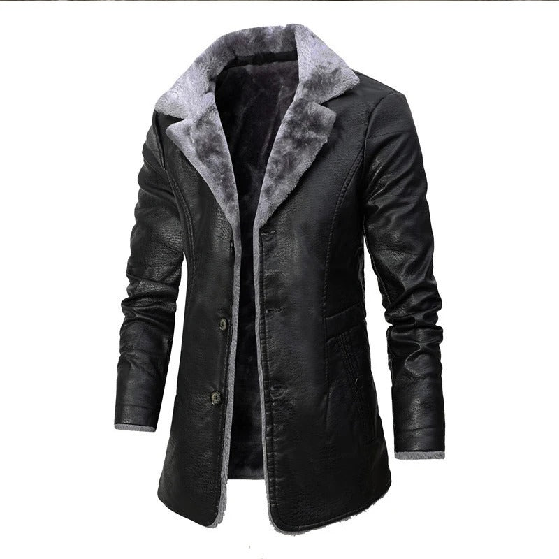 Classic Genuine Leather Mens Jacket Everyday Wear