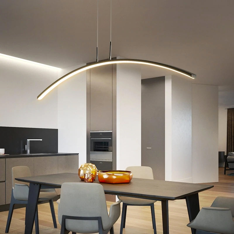 Bright Contemporary LED Hanging Light Fixture - OutfitLondon