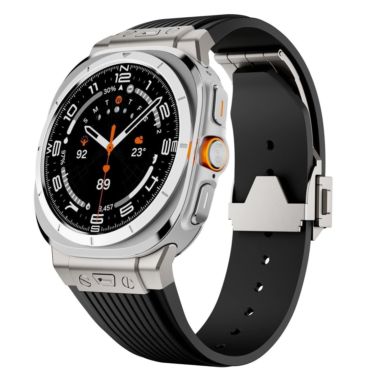 Durable Rubber Strap for Samsung Watch Ultra