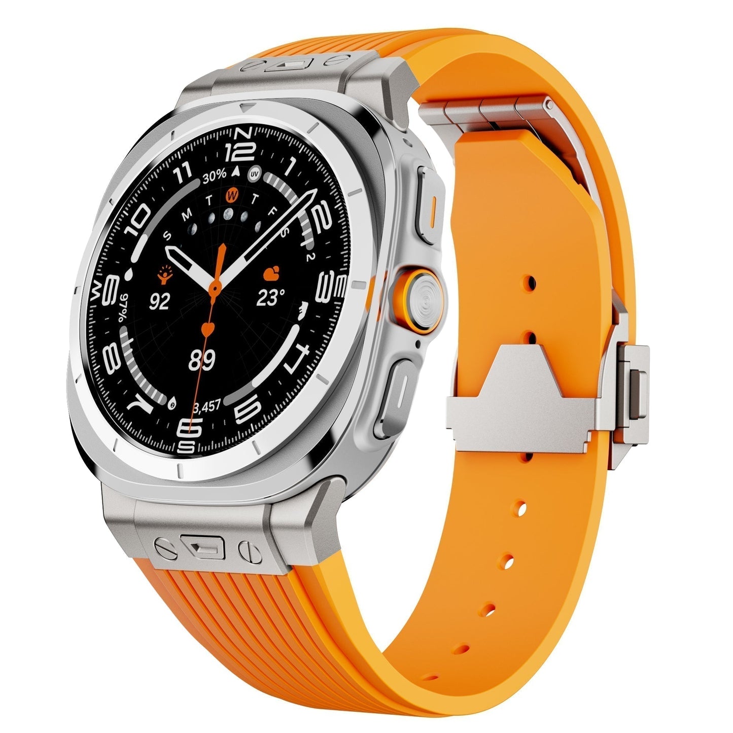 Durable Rubber Strap for Samsung Watch Ultra