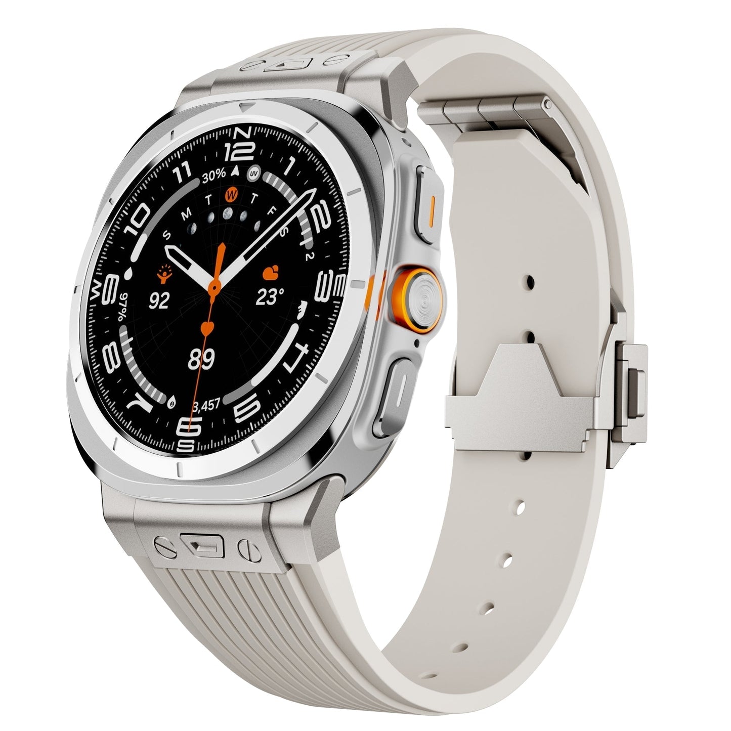 Durable Rubber Strap for Samsung Watch Ultra