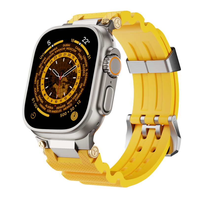 Flexible Rubber Strap For Apple Watch