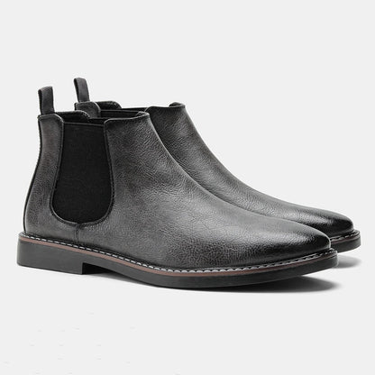 Waterproof Elastic Side Chelsea Boots