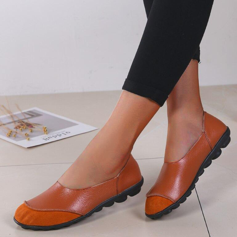 Women's Lofors Loafers Moccasins Soft Leather Flats