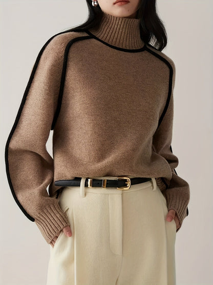 Warm Comfortable Long Sleeve Winter Sweater - OutfitLondon