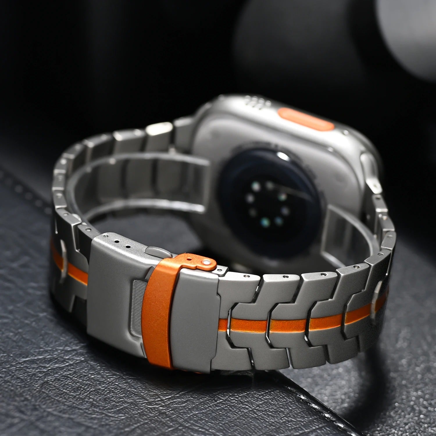 Strong Stainless Steel Apple Watch Band with Safe Clasp - OutfitLondon