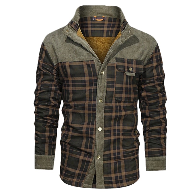 Smith Men's Leather Coat - OutfitLondon