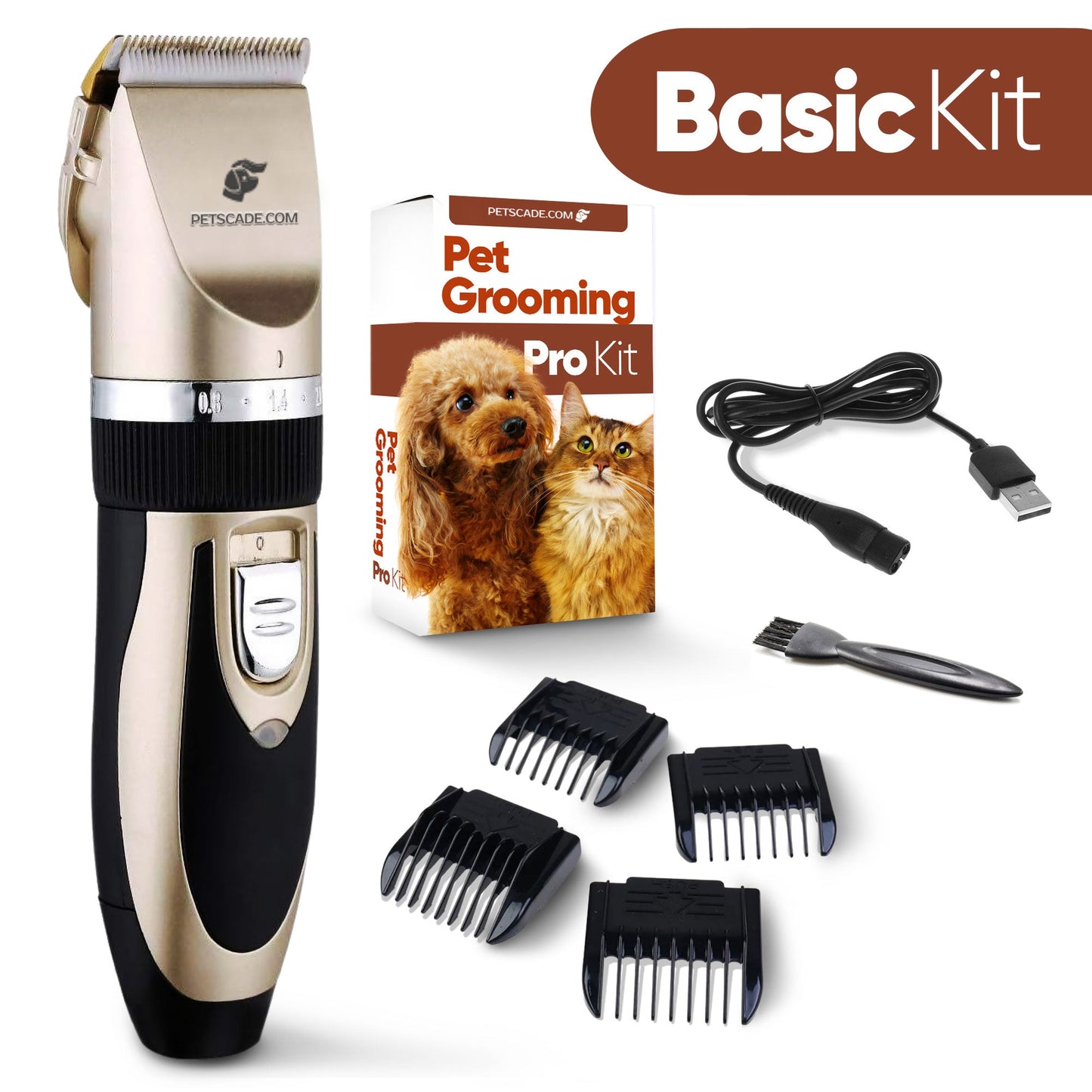 Pet Grooming Tool Shedding Brush Set